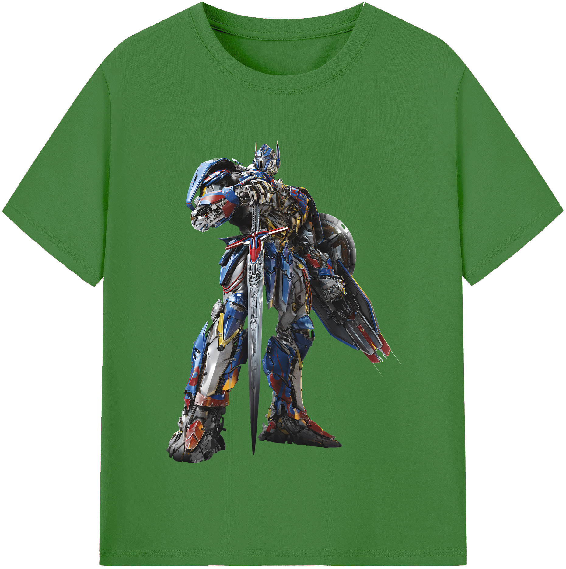 （画像用） Transformers トランスフォーマー レディースカジュアルプリントTシャツ（綿100％）